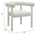 Sunbath White Outdoor Dining Chair (Set of 2) by Zuomod at Eve Furniture