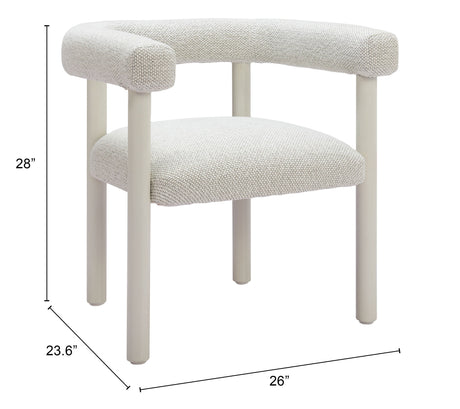 Sunbath White Outdoor Dining Chair (Set of 2) by Zuomod at Eve Furniture