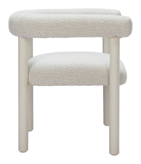 Sunbath White Outdoor Dining Chair (Set of 2) by Zuomod at Eve Furniture