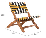Sunbeam Multicolor Outdoor Lounge Chair by Zuomod at Eve Furniture