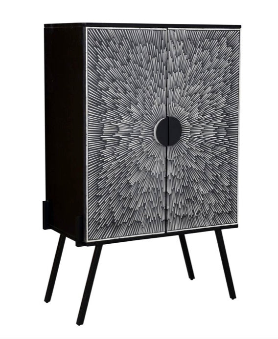 Sunburst Wine Cabinet by Moe's Home at Eve Furniture