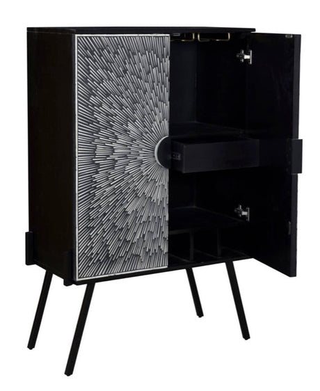 Sunburst Wine Cabinet by Moe's Home at Eve Furniture