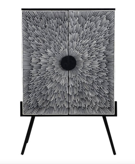 Sunburst Wine Cabinet by Moe's Home at Eve Furniture