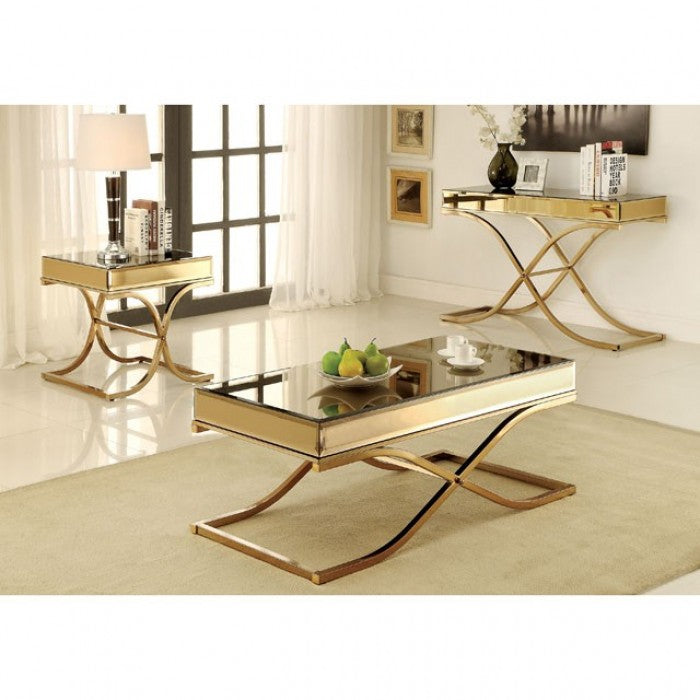 Sundance Brass Sofa Table