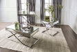Sundance Chrome End Table by Furniture of America at Eve Furniture
