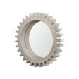 Sundance Cog Round Grey Wood Frame Mirror by Mercana at Eve Furniture
