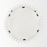 Sundance Cog Round Whitewashed Wood Frame Mirror by Mercana at Eve Furniture