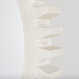Sundance Cog Round Whitewashed Wood Frame Mirror by Mercana at Eve Furniture