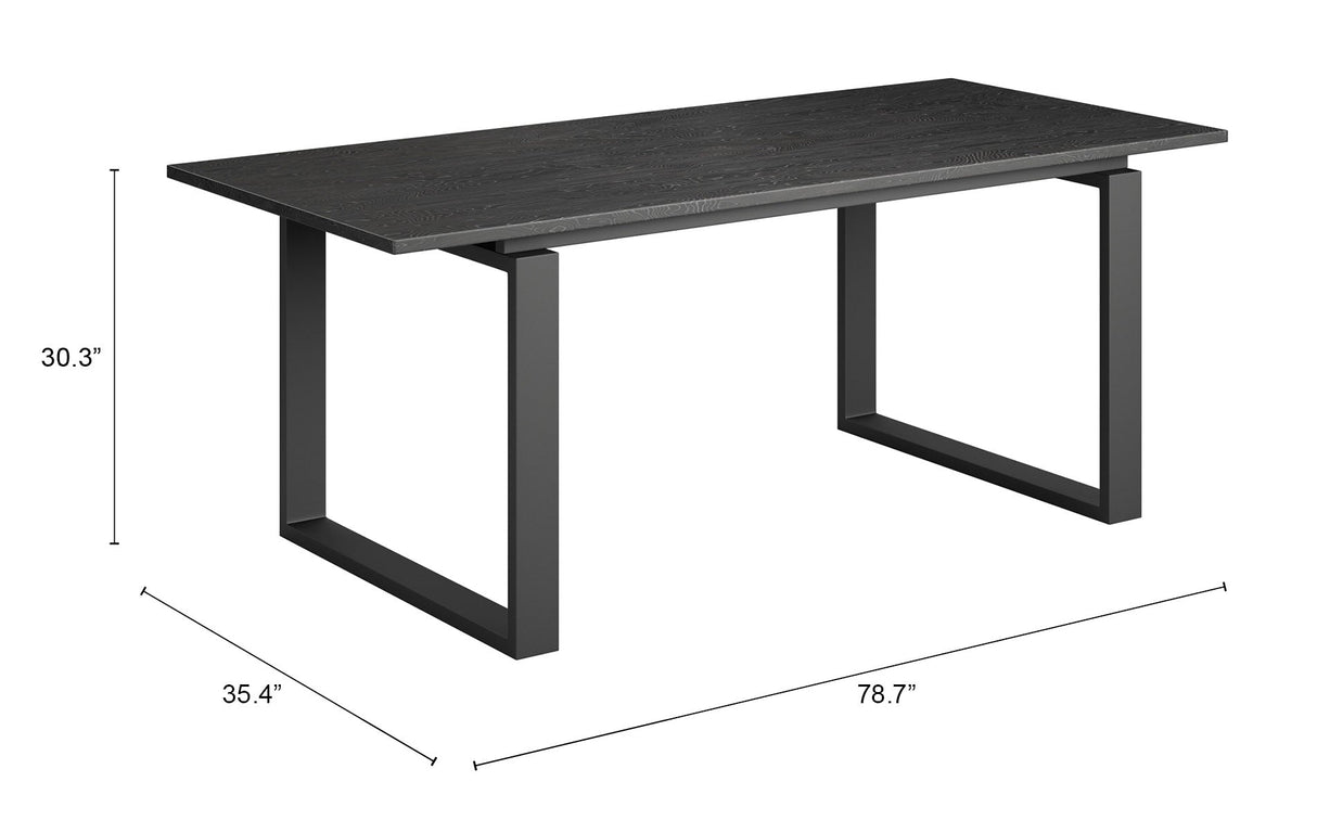 Sundar Black Dining Table by Zuomod at Eve Furniture
