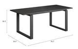 Sundar Black Dining Table by Zuomod at Eve Furniture
