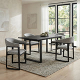 Sundar Black Dining Table by Zuomod at Eve Furniture