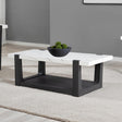 Sundbry White/Black Coffee Table by Furniture of America at Eve Furniture