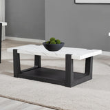 Sundbry White/Black Coffee Table by Furniture of America at Eve Furniture
