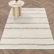 Sunderland Jute Ivory/Dark Blue Stripe Rug by Classic Home at Eve Furniture