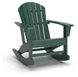 Sundown Shores Green Outdoor Rocking Chair by Ashley at Eve Furniture