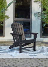 Sundown Treasure Black Adirondack Chair