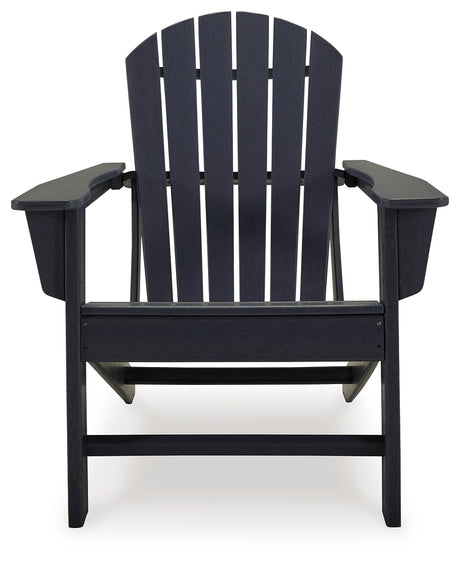 Sundown Treasure Black Adirondack Chair