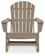 Sundown Treasure Driftwood Outdoor Rocking Chair