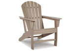 Sundown Treasure Grayish Brown Adirondack Chair by Ashley at Eve Furniture