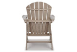 Sundown Treasure Grayish Brown Adirondack Chair by Ashley at Eve Furniture