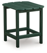 Sundown Treasure Green Outdoor End Table by Ashley at Eve Furniture