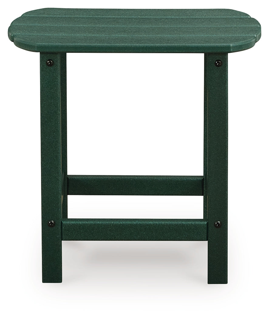 Sundown Treasure Green Outdoor End Table by Ashley at Eve Furniture