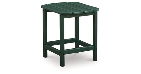 Sundown Treasure Green Outdoor End Table by Ashley at Eve Furniture