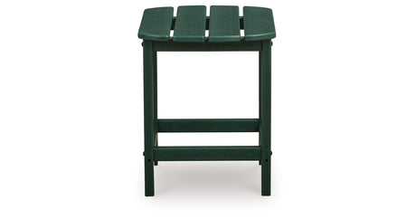 Sundown Treasure Green Outdoor End Table by Ashley at Eve Furniture