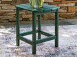 Sundown Treasure Green Outdoor End Table by Ashley at Eve Furniture