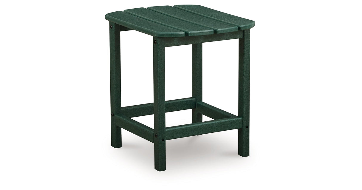 Sundown Treasure Green Outdoor End Table by ASHLEY FURNITURE at Eve Furniture