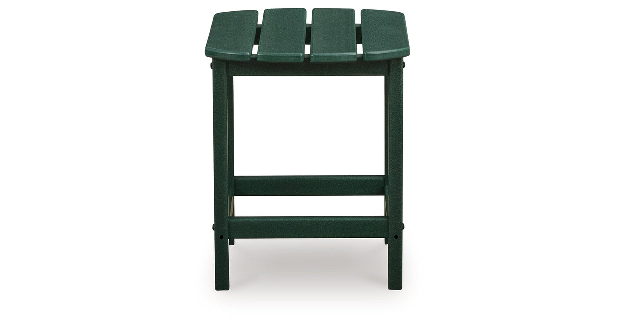 Sundown Treasure Green Outdoor End Table by ASHLEY FURNITURE at Eve Furniture