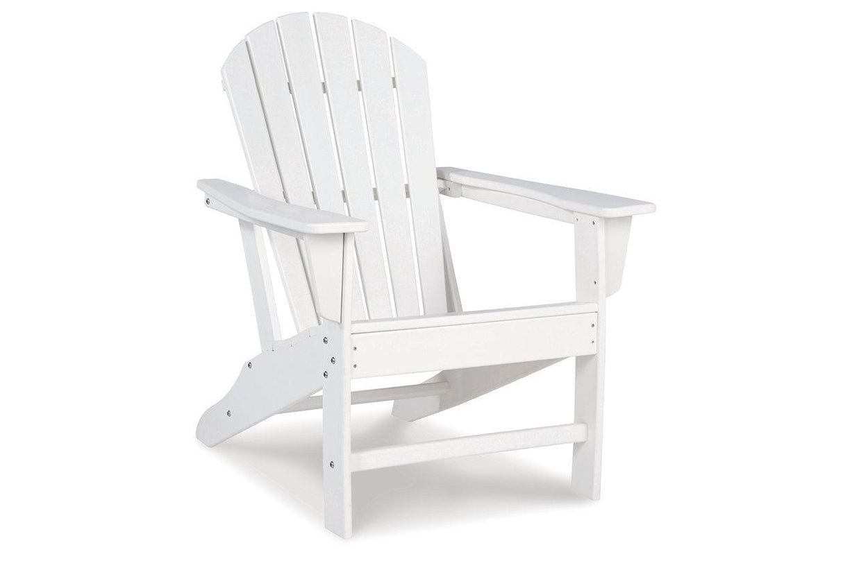 Sundown Treasure White Adirondack Chair by Ashley at Eve Furniture