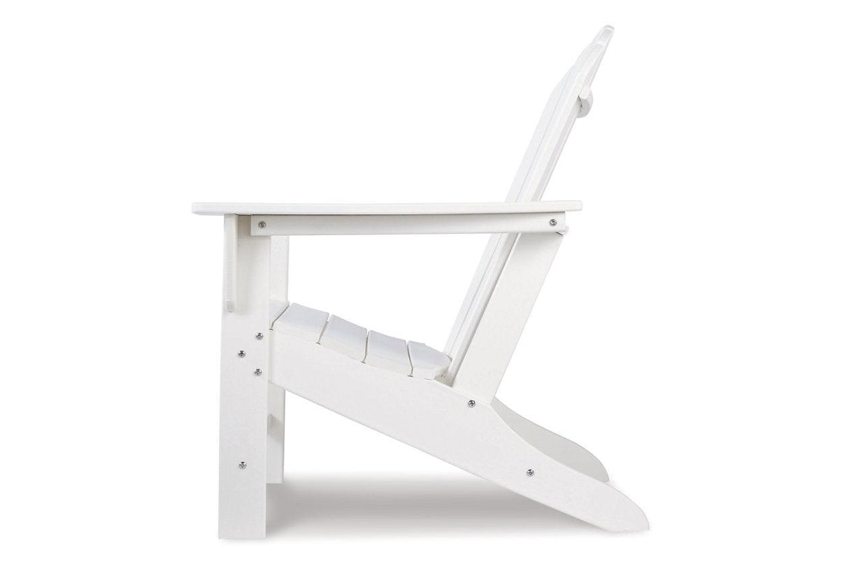 Sundown Treasure White Adirondack Chair by Ashley at Eve Furniture