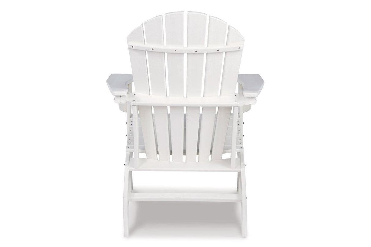 Sundown Treasure White Adirondack Chair by Ashley at Eve Furniture