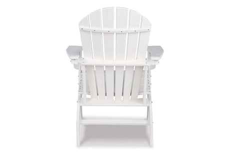 Sundown Treasure White Adirondack Chair by Ashley at Eve Furniture