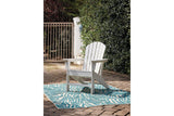 Sundown Treasure White Adirondack Chair by Ashley at Eve Furniture