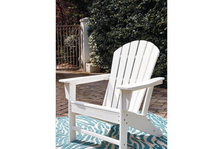 Sundown Treasure White Adirondack Chair by Ashley at Eve Furniture