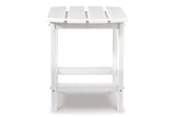 Sundown Treasure White End Table by Ashley at Eve Furniture