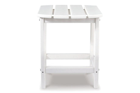 Sundown Treasure White End Table by Ashley at Eve Furniture