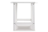 Sundown Treasure White End Table by Ashley at Eve Furniture