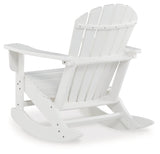 Sundown Treasure White Outdoor Rocking Chair