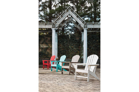 Sundown Treasure Grayish Brown Adirondack Chair by Ashley at Eve Furniture