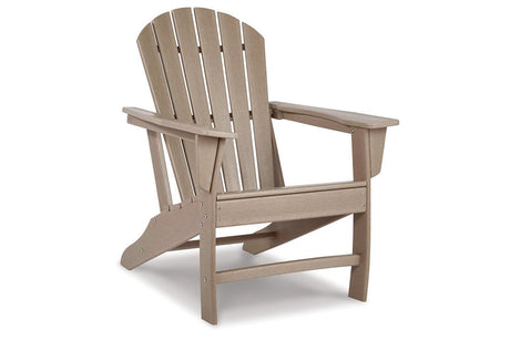 Sundown Treasure Grayish Brown Adirondack Chair by Ashley at Eve Furniture