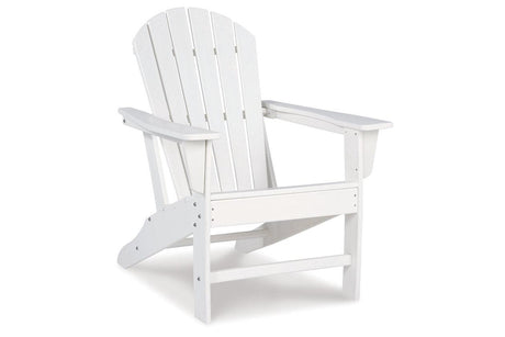 Sundown Treasure White Adirondack Chair by Ashley at Eve Furniture