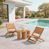 Sunflare Brown Outdoor Lounge Chair by Zuomod at Eve Furniture