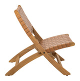 Sunflare Brown Outdoor Lounge Chair by Zuomod at Eve Furniture