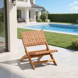 Sunflare Brown Outdoor Lounge Chair by Zuomod at Eve Furniture
