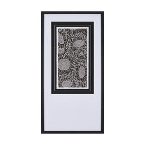 Sunflower Fest II by Mercana Studio a Hand Embellished Textured Framed Art Print Matted under Glass by Mercana at Eve Furniture