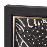 Sunflower Fest VI by Mercana Studio a Hand Embellished Textured Framed Art Print by Mercana at Eve Furniture
