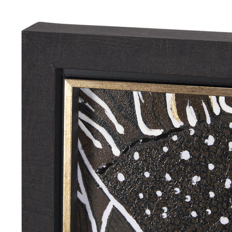 Sunflower Fest VI by Mercana Studio a Hand Embellished Textured Framed Art Print by Mercana at Eve Furniture